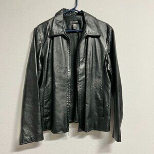 New York and Company Genuine Leather Jacket